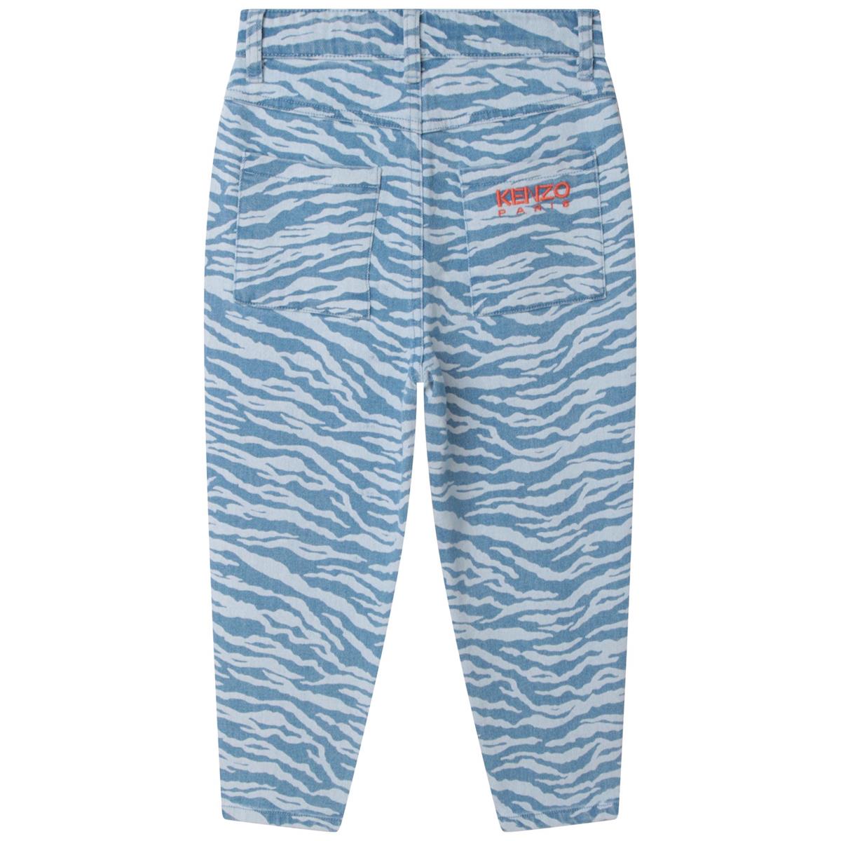 Girls Blue Denim Trousers