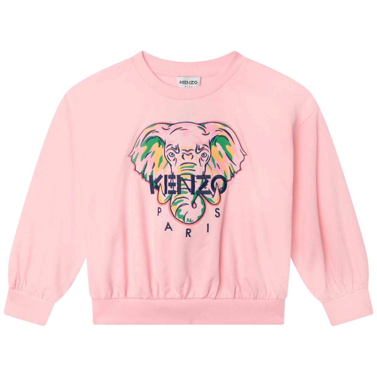 Girls Pink Logo Sweatshirt