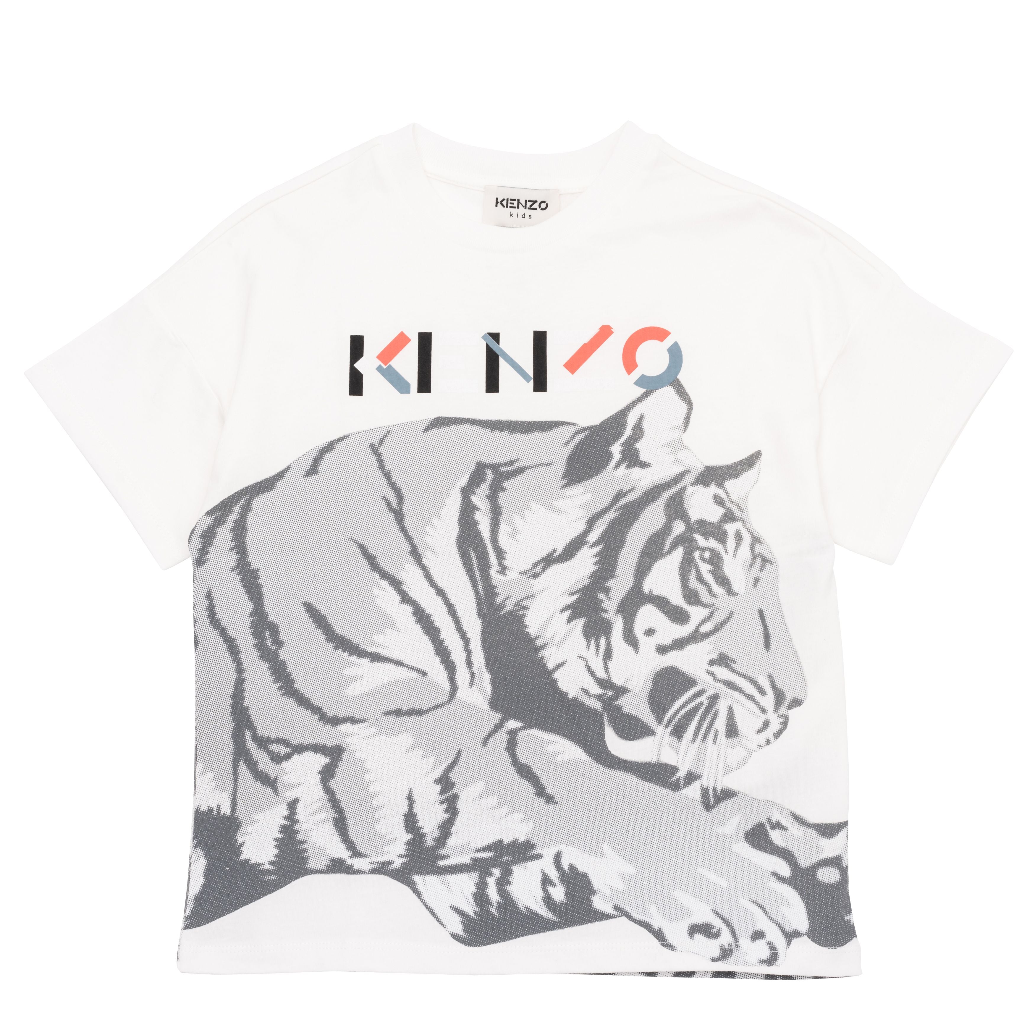 Boy & Girls White Cotton T-Shirts