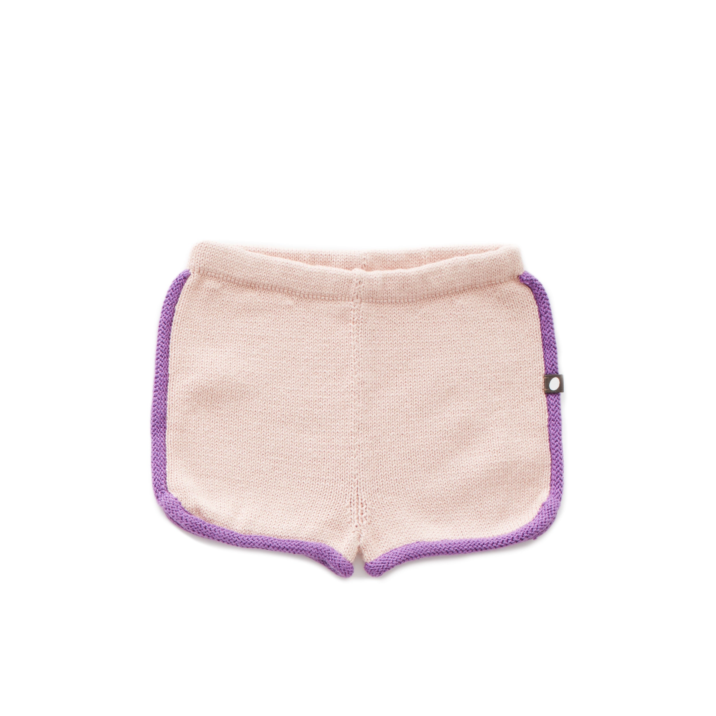 Girls Pink Cotton Shorts