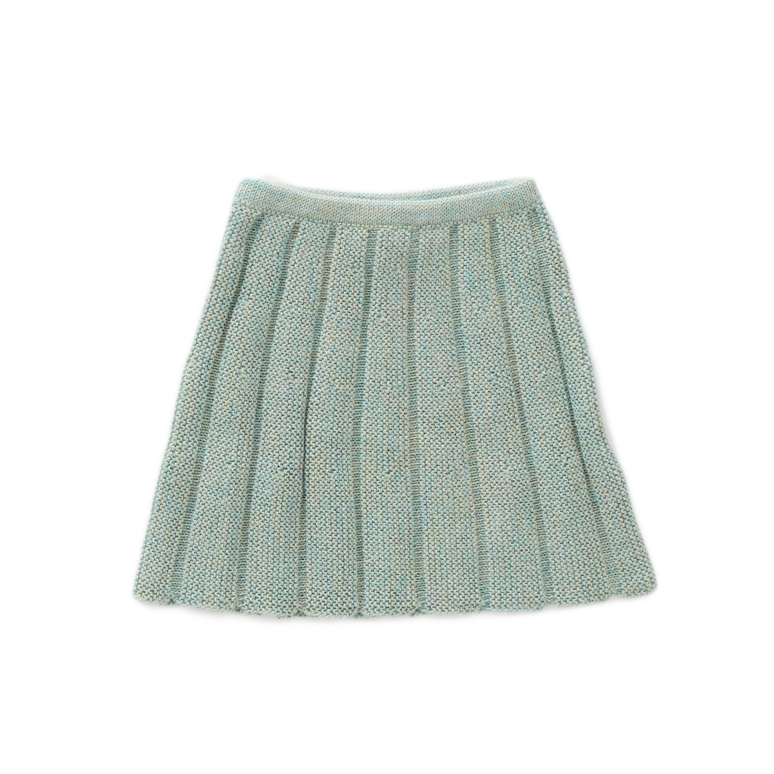 Girls Light Green Alpaca Skirt