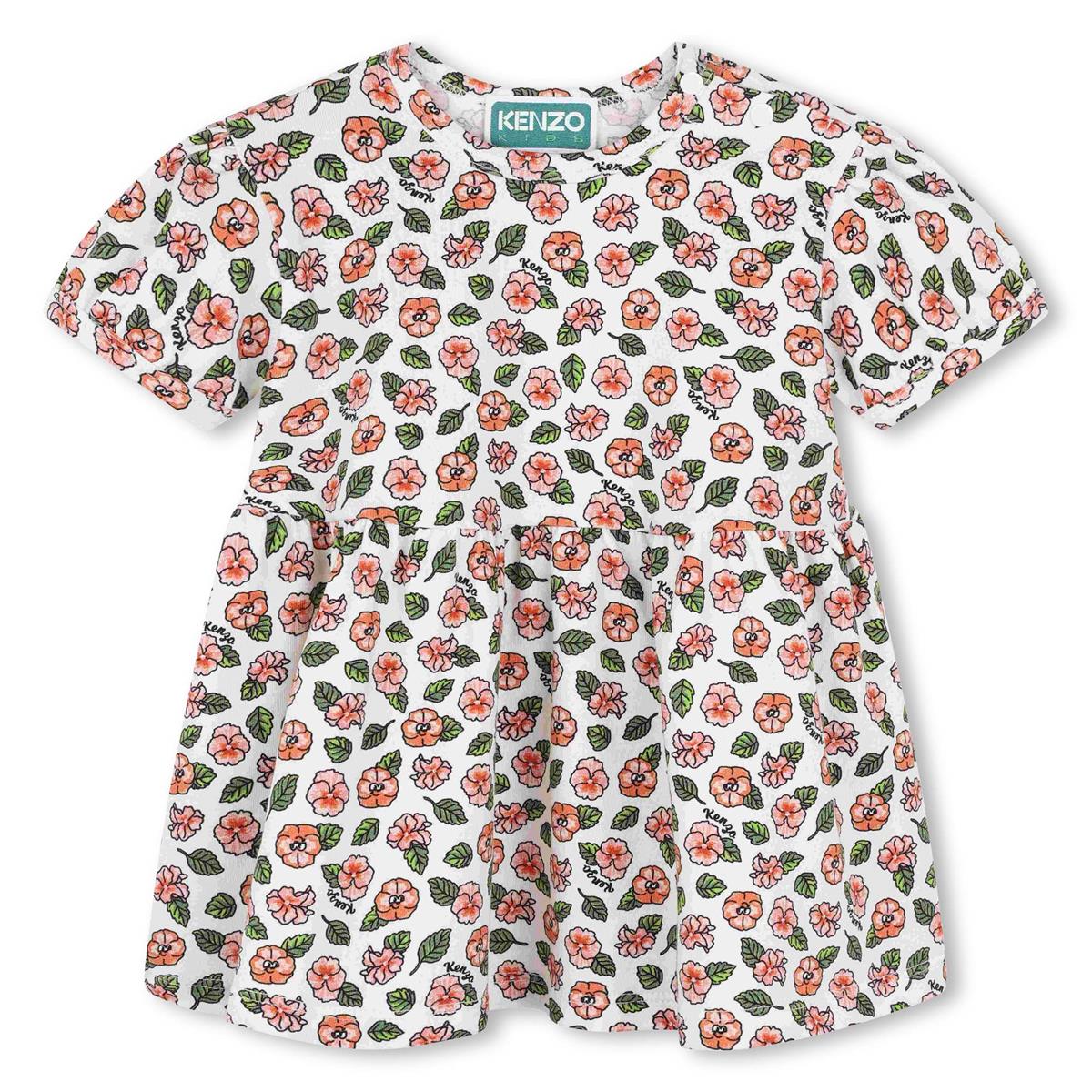 Baby Girls White Flowers Dress