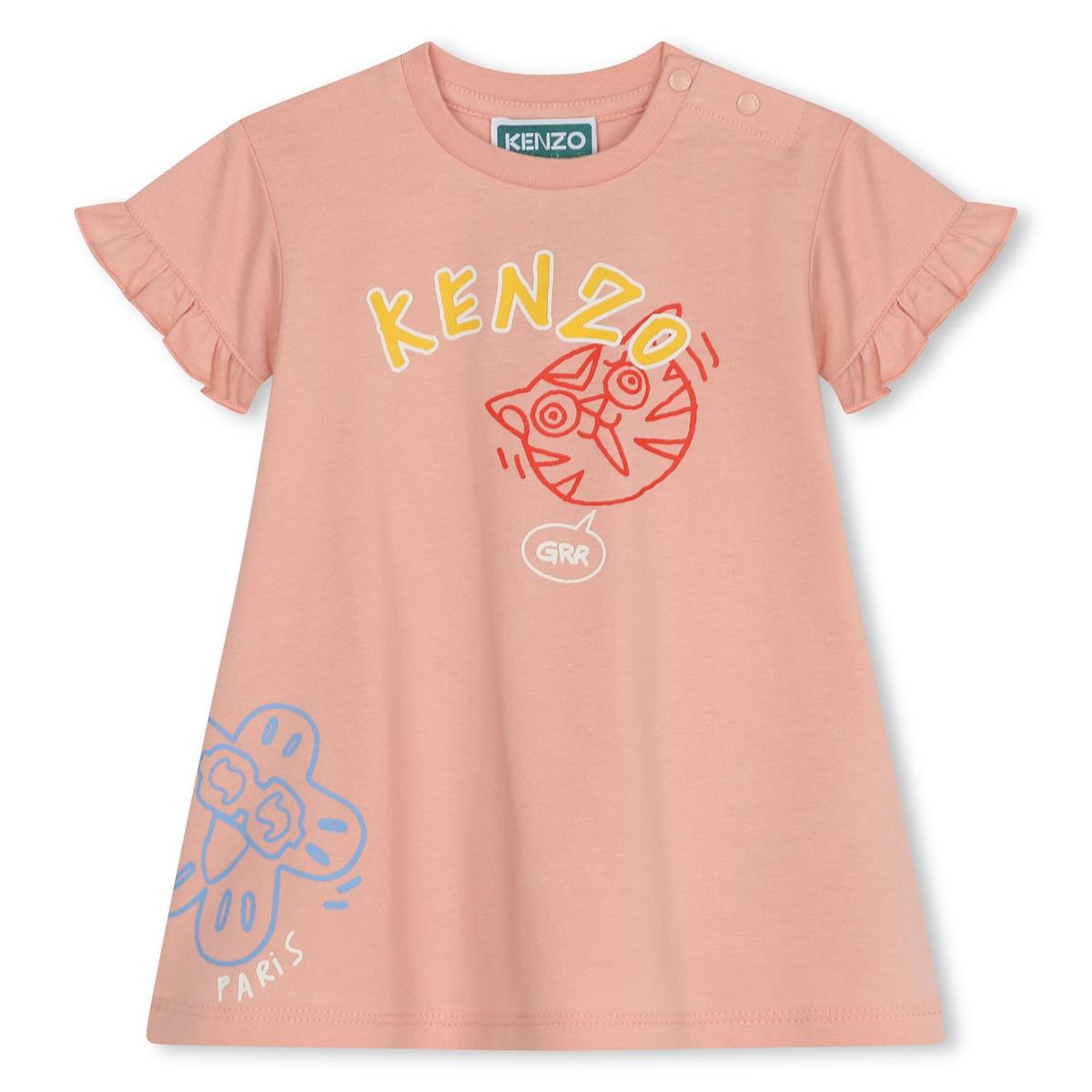 Baby Girls Pink Cotton Dress