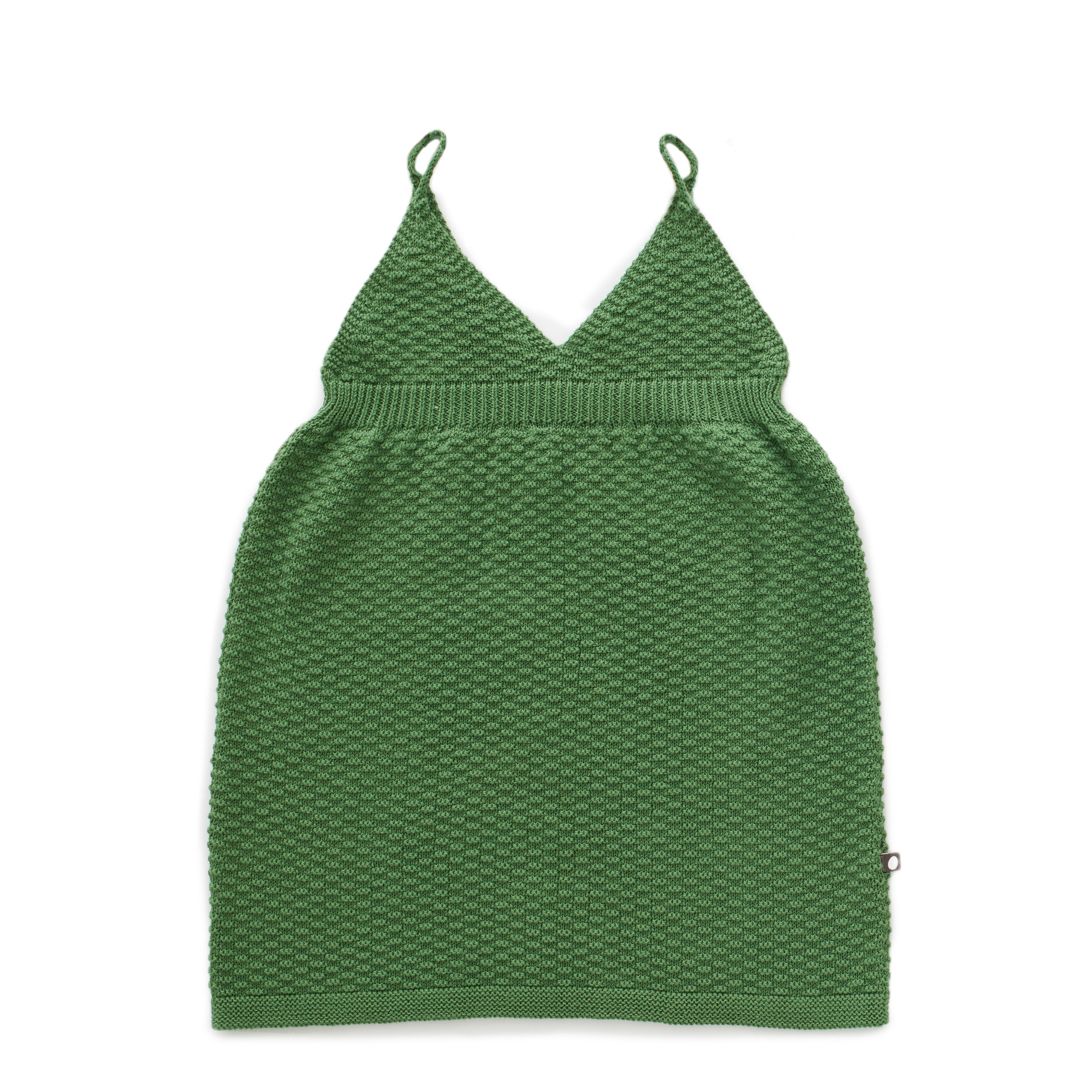 Girls Green Cotton Dress