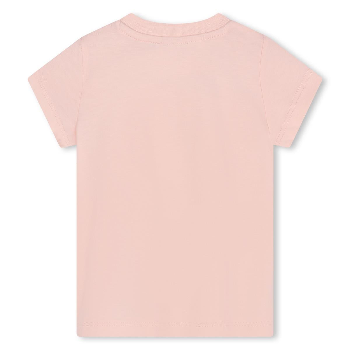 Baby Girls Pink Cotton T-Shirt