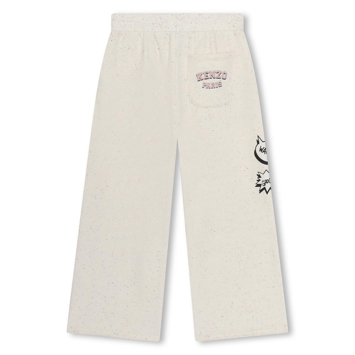 Girls Beige Cotton Trousers