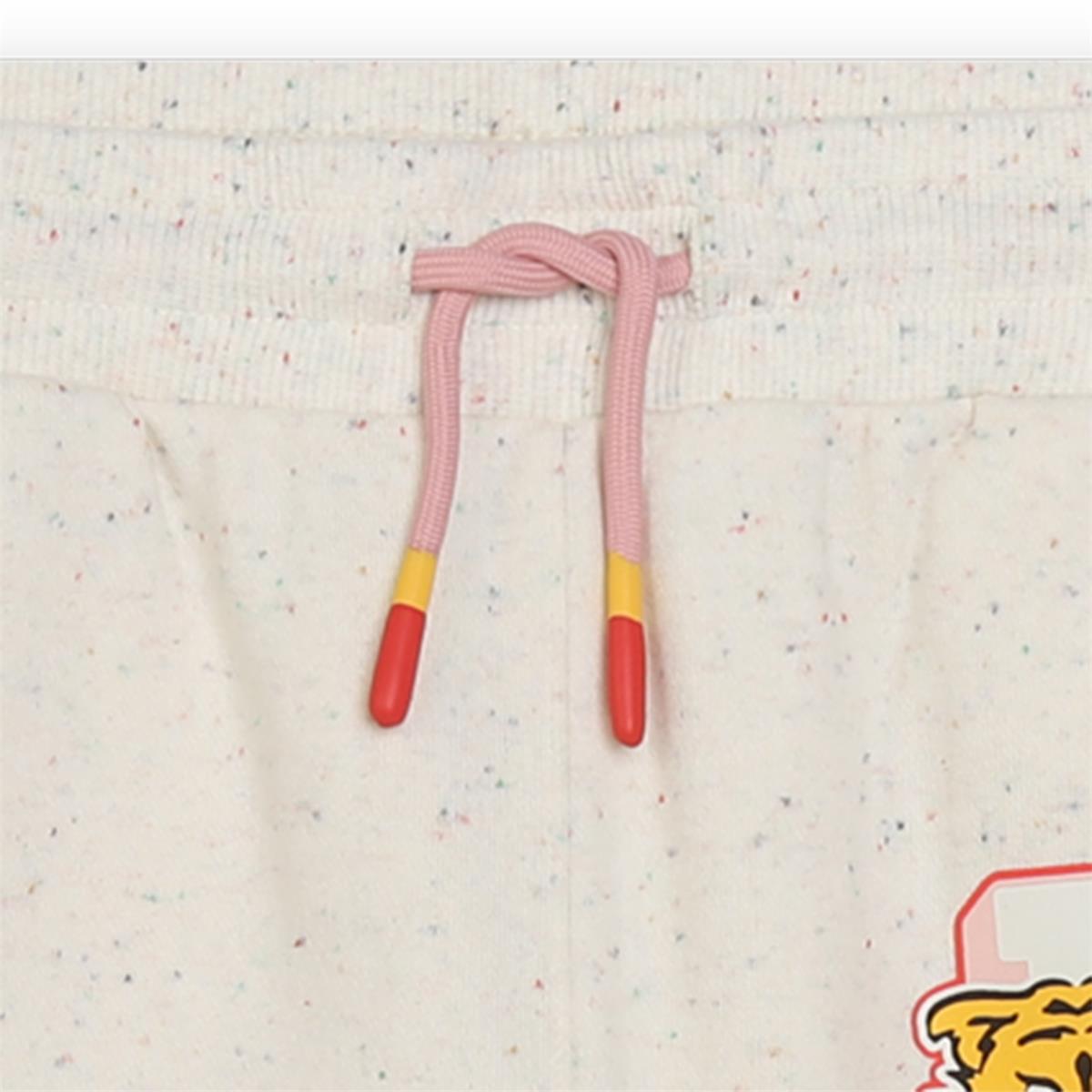 Girls Beige Cotton Trousers