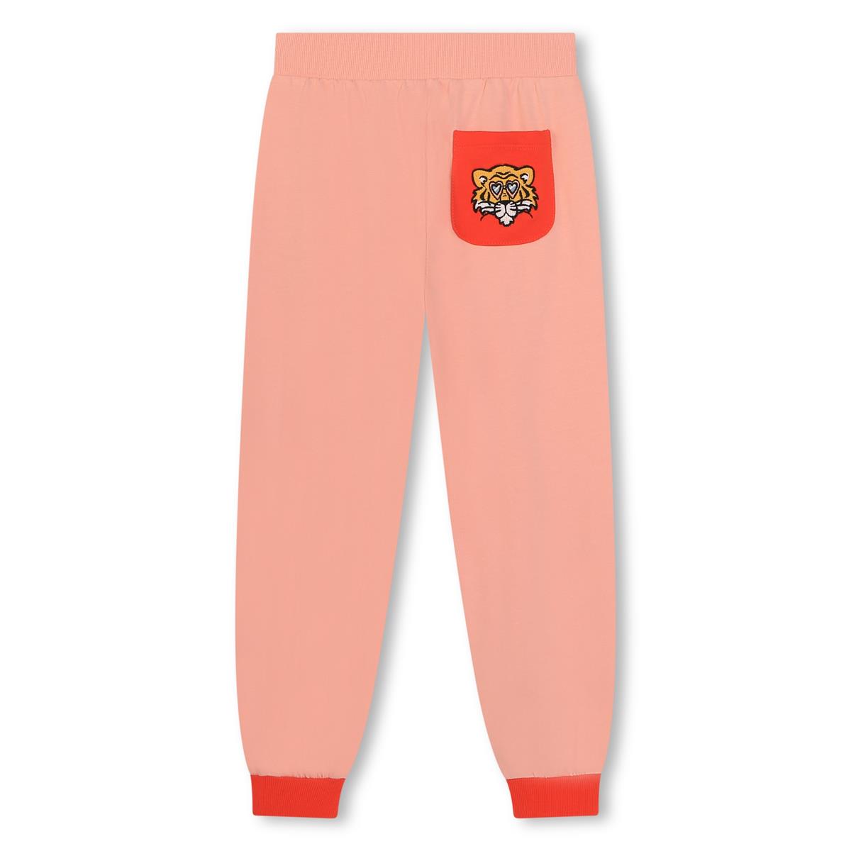 Girls Pink Cotton Trousers