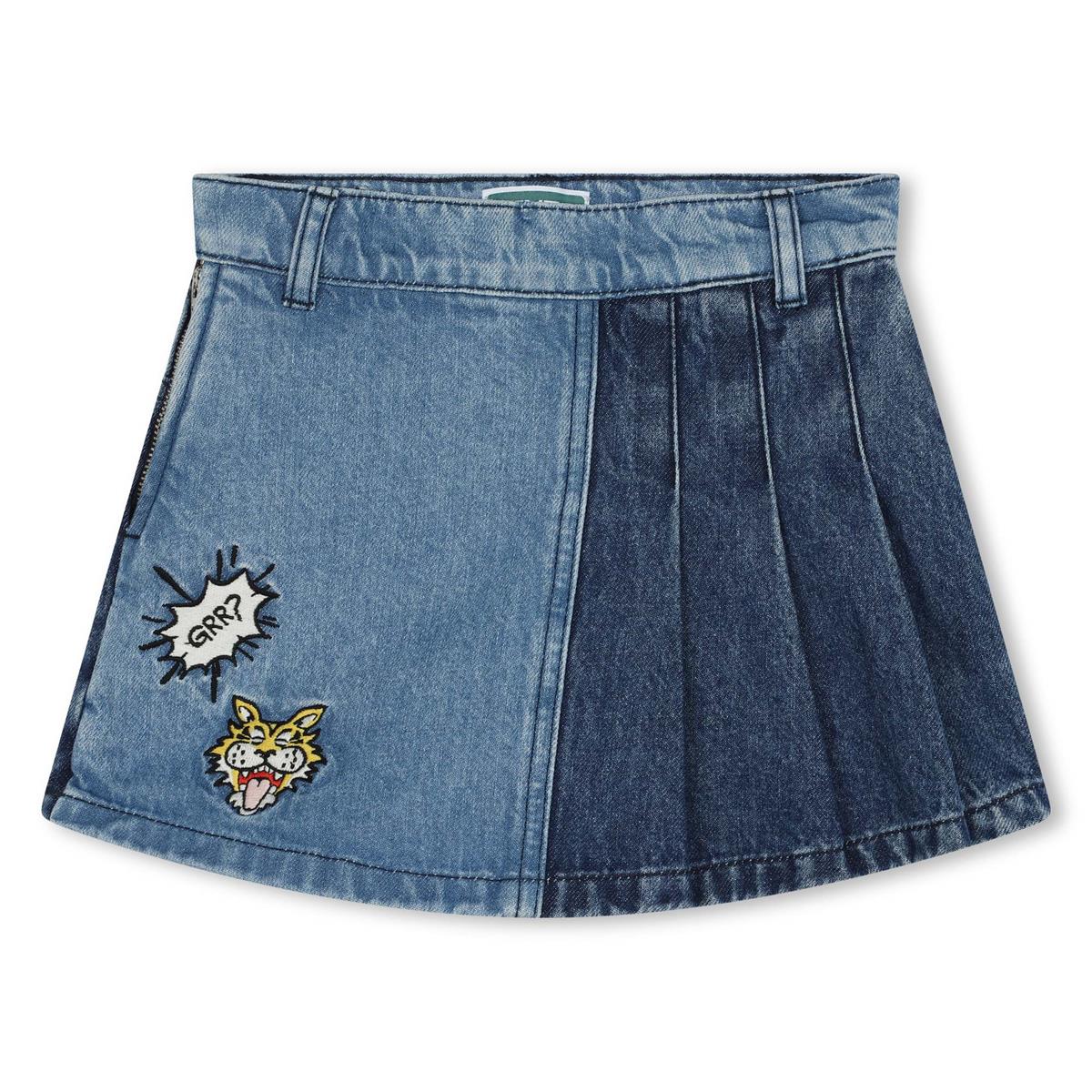 Girls Blue Denim Shorts