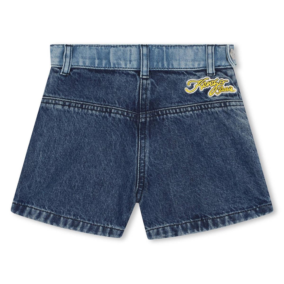 Girls Blue Denim Shorts