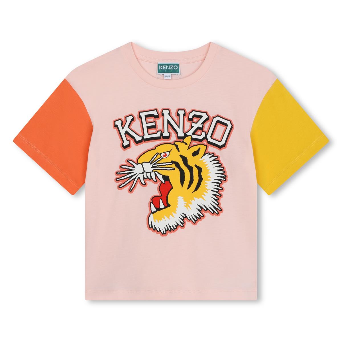 Girls Pink Cotton T-Shirt