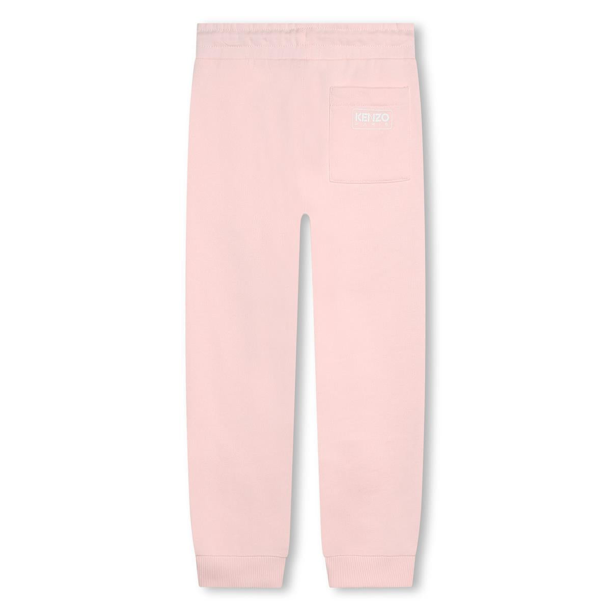 Girls Pink Cotton Trousers