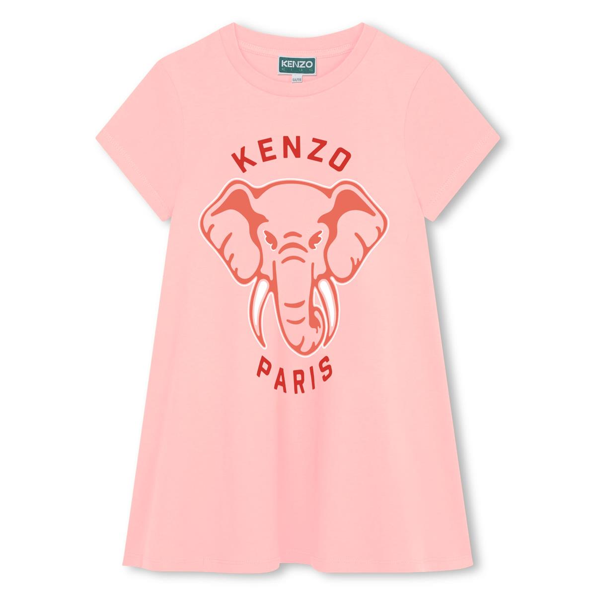 Girls Pink Cotton Dress