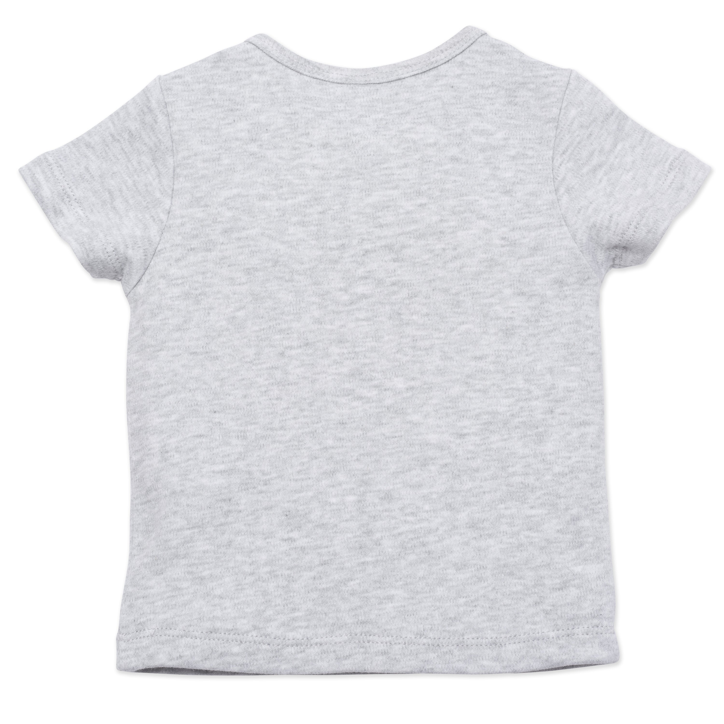Baby Girls Grey Elephant Cotton T-Shirt