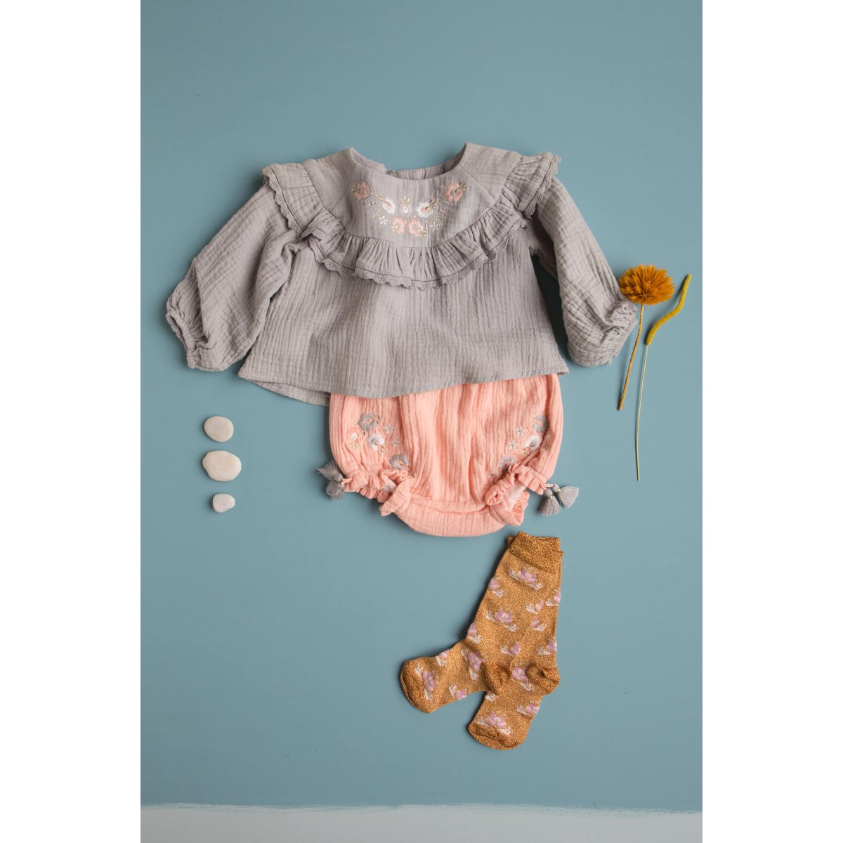 Baby Girls Shamallow Cotton Shorts