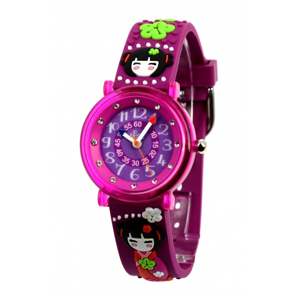 Girls Pink Kyoto White(6-9Y)