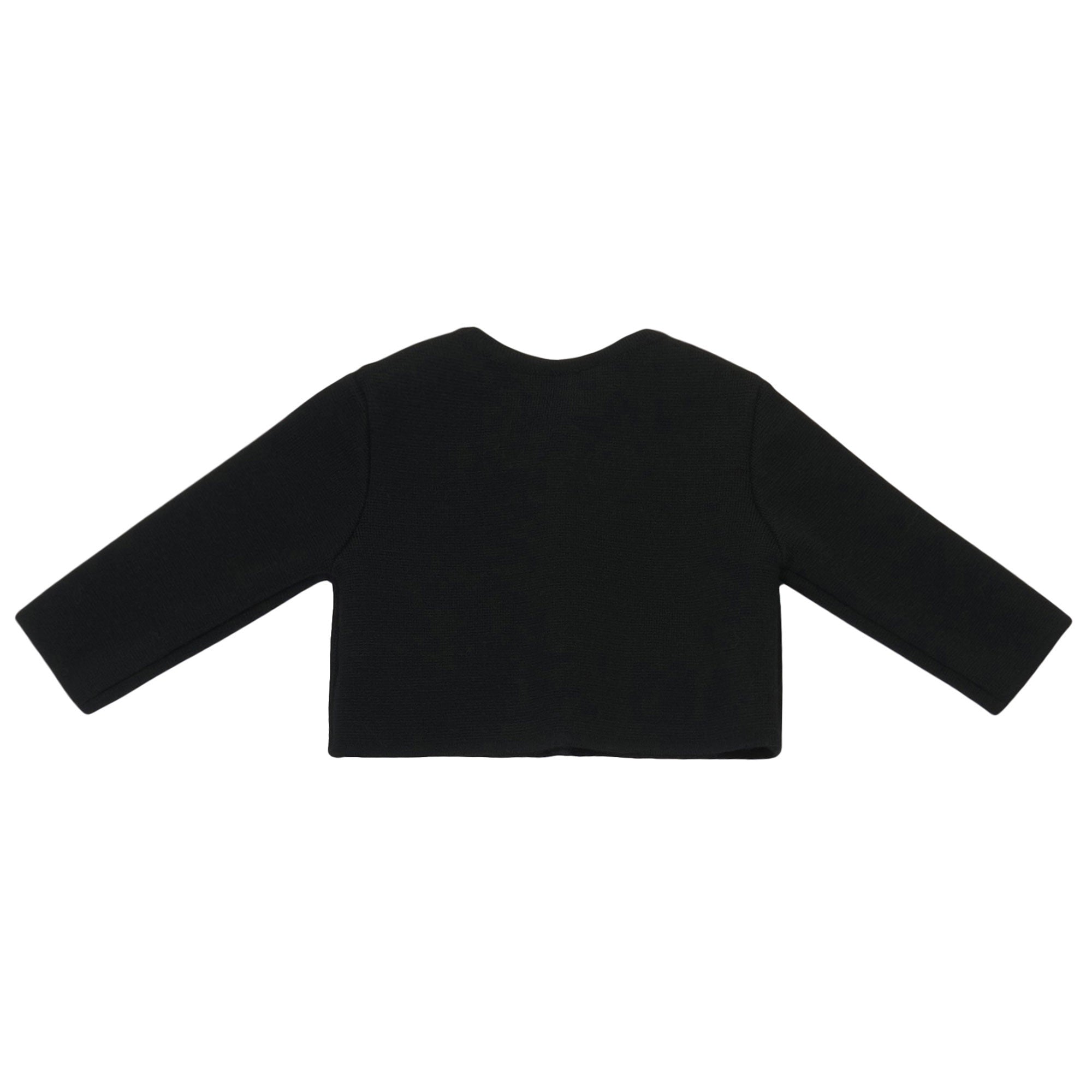 Baby Girl Black Jacket With Pink Bottons - CÉMAROSE | Children's Fashion Store - 2