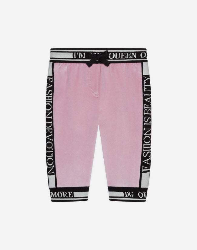 Baby Light Pink Cotton Trousers