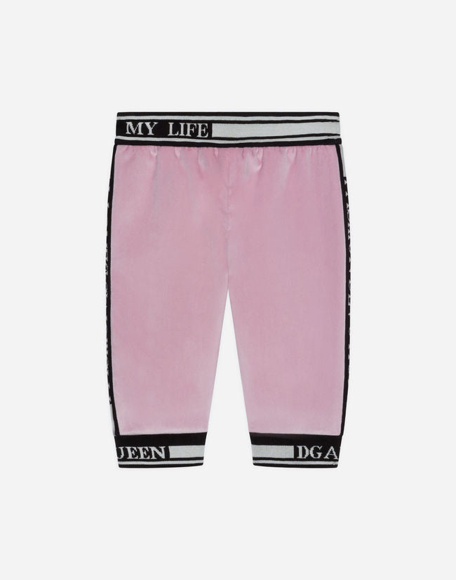 Baby Light Pink Cotton Trousers