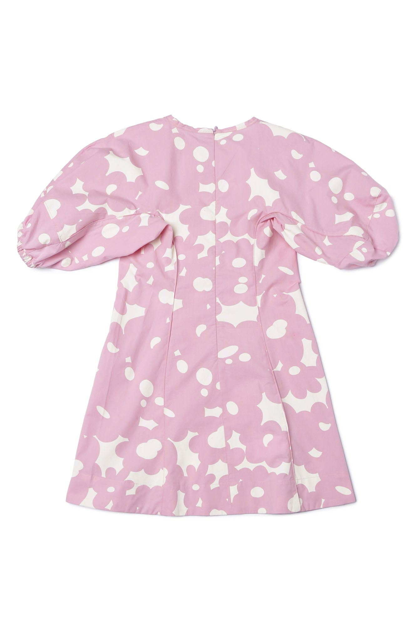 Girls Mauve Cotton Dress