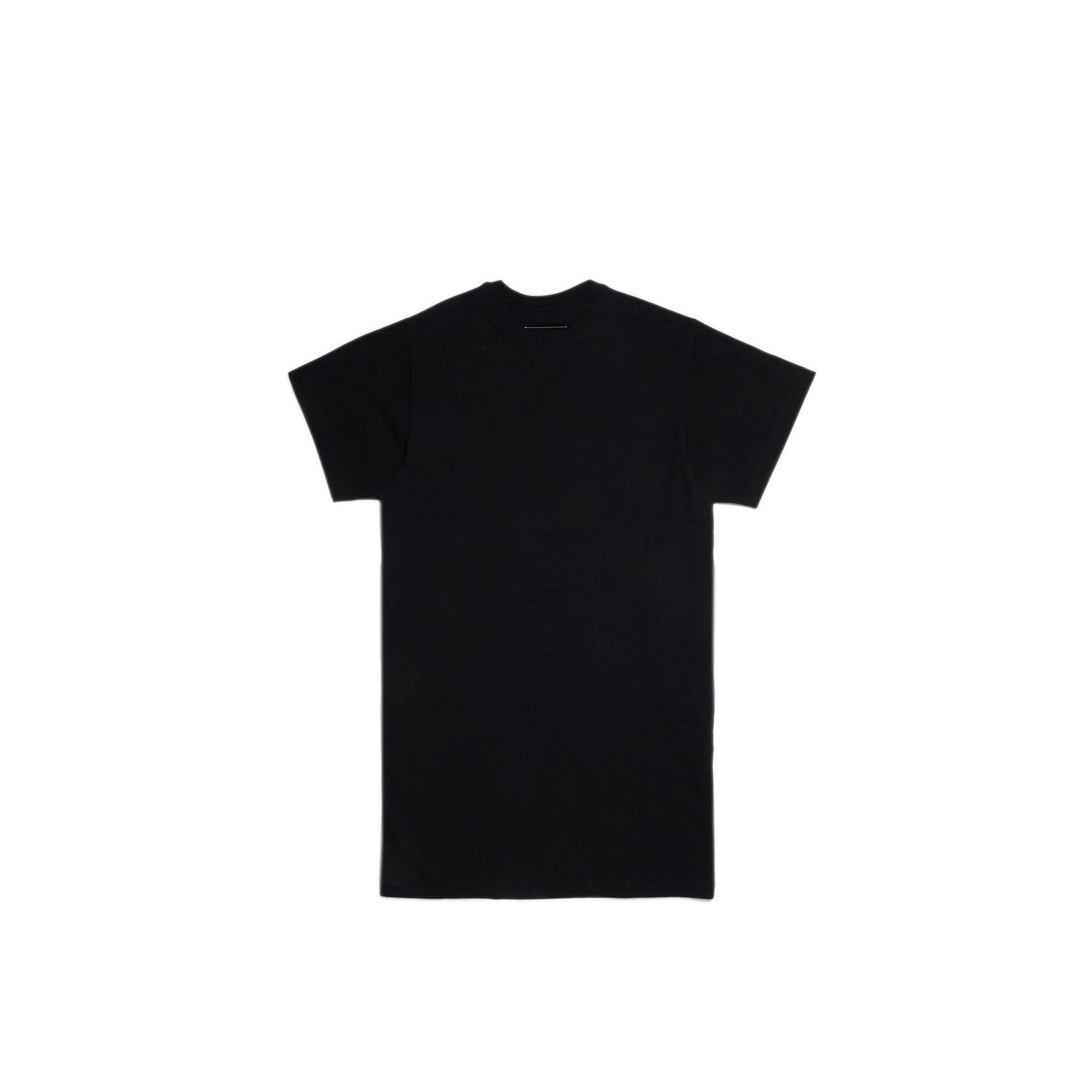 Girls Black Logo Cotton Dress