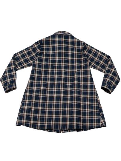Girls Beige Check Dress