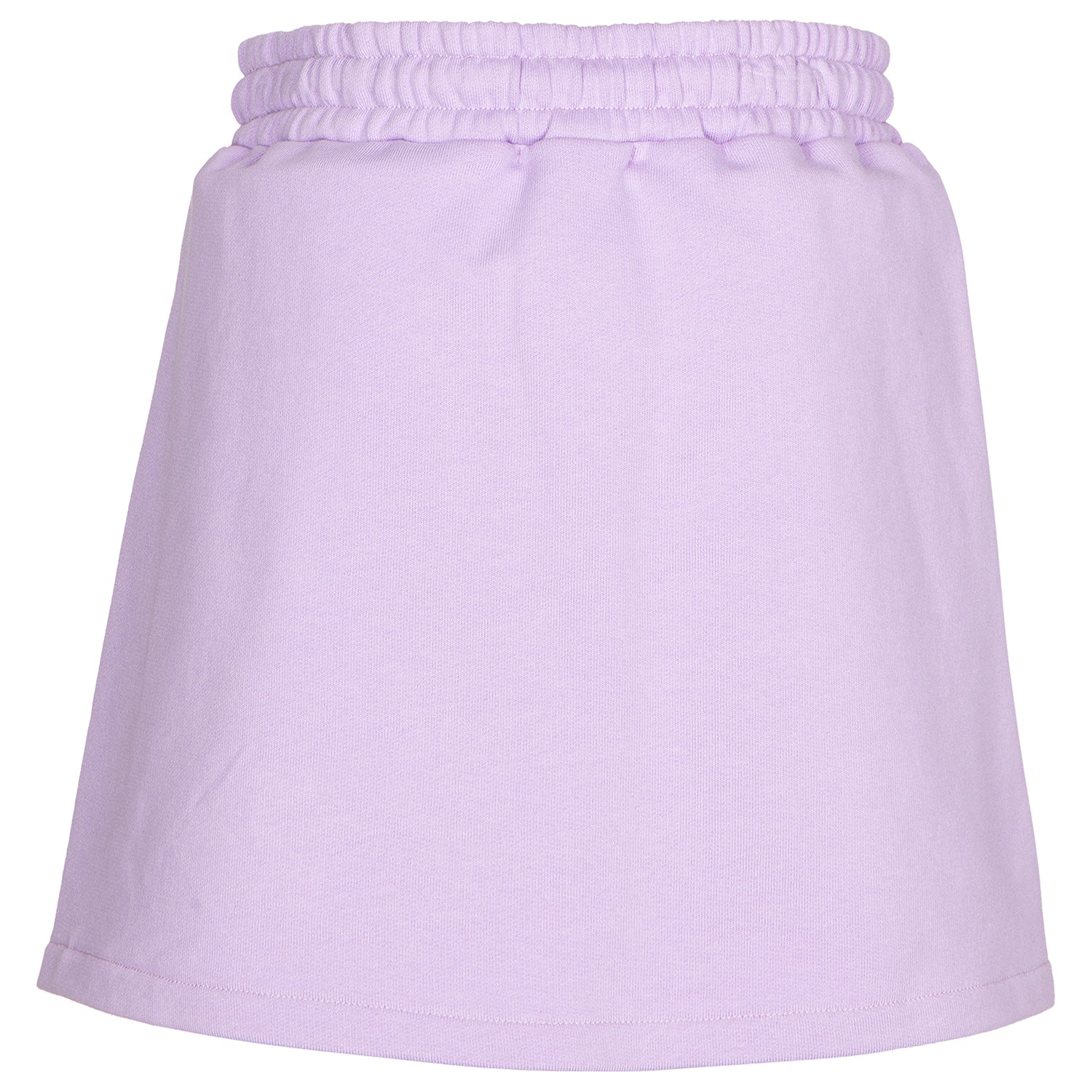 Girls Lilac Logo Cotton Skirt