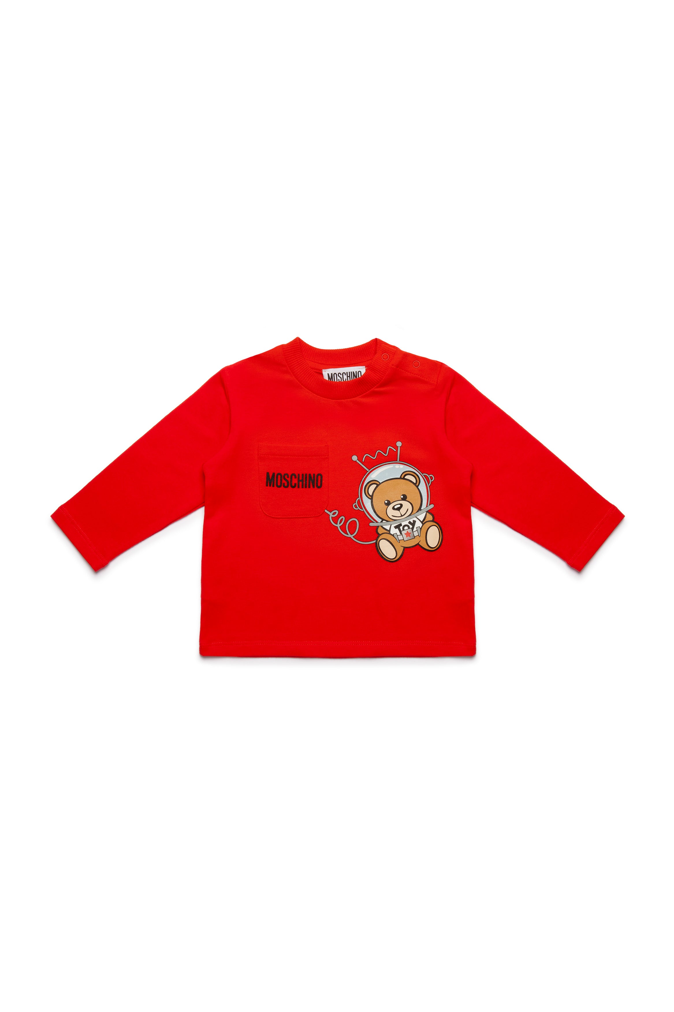 Baby Girls Red Printing Cotton Top