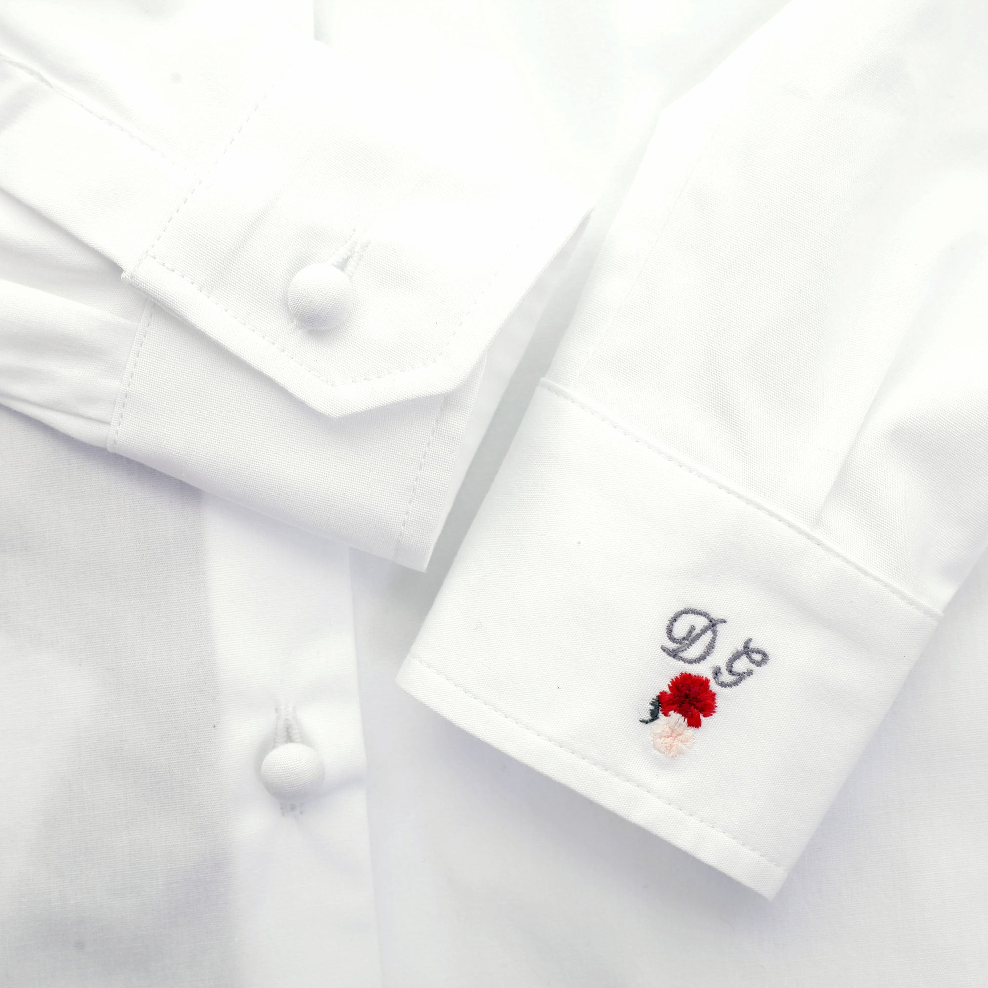 Girls White Cotton Blouse With Button Cuffs - CÉMAROSE | Children's Fashion Store - 2