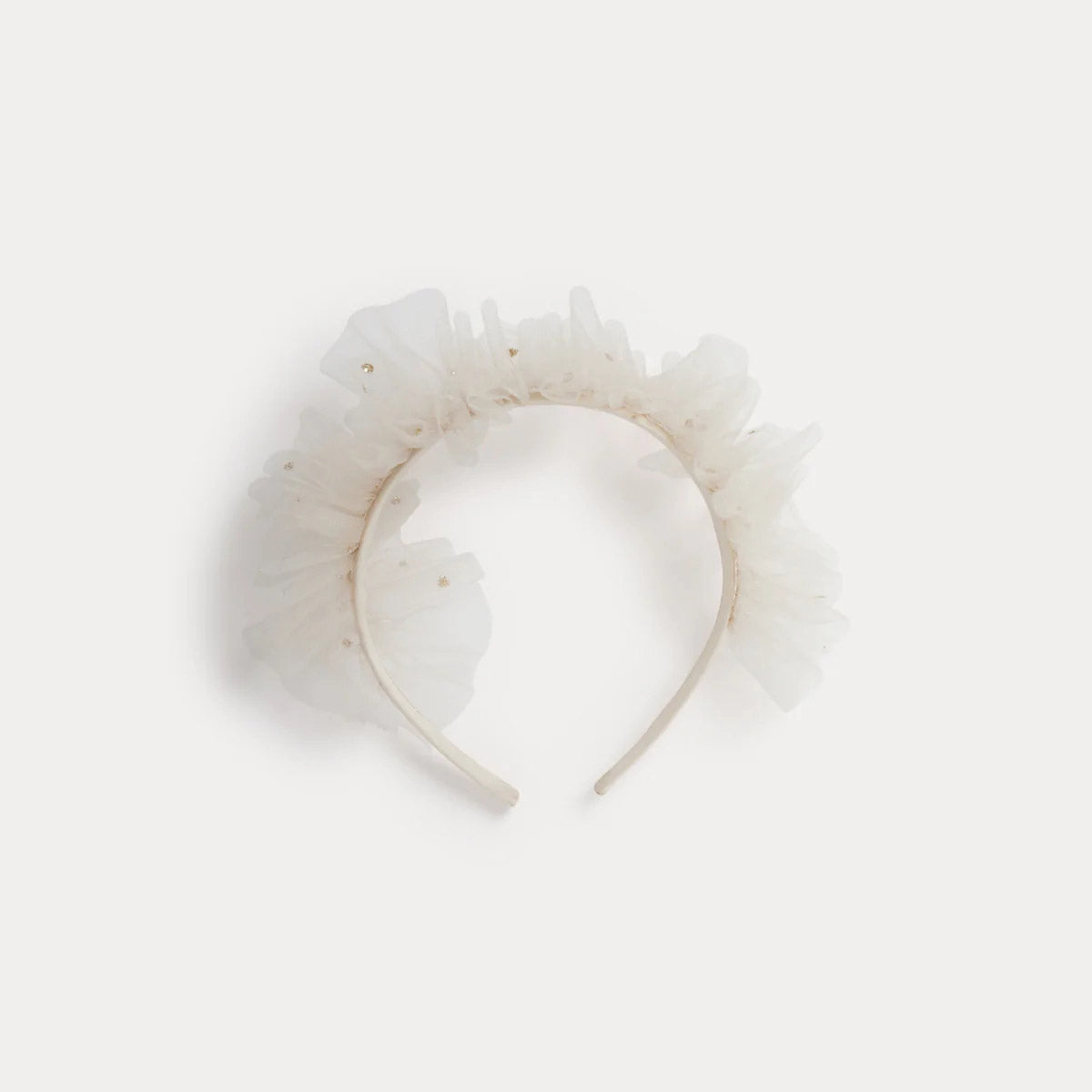 Girls White Headband