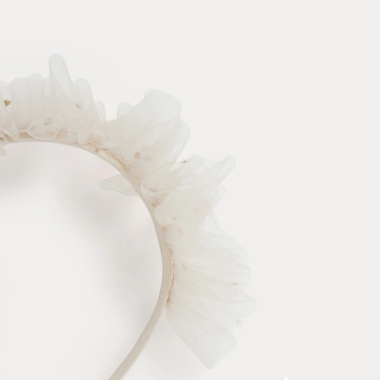 Girls White Headband