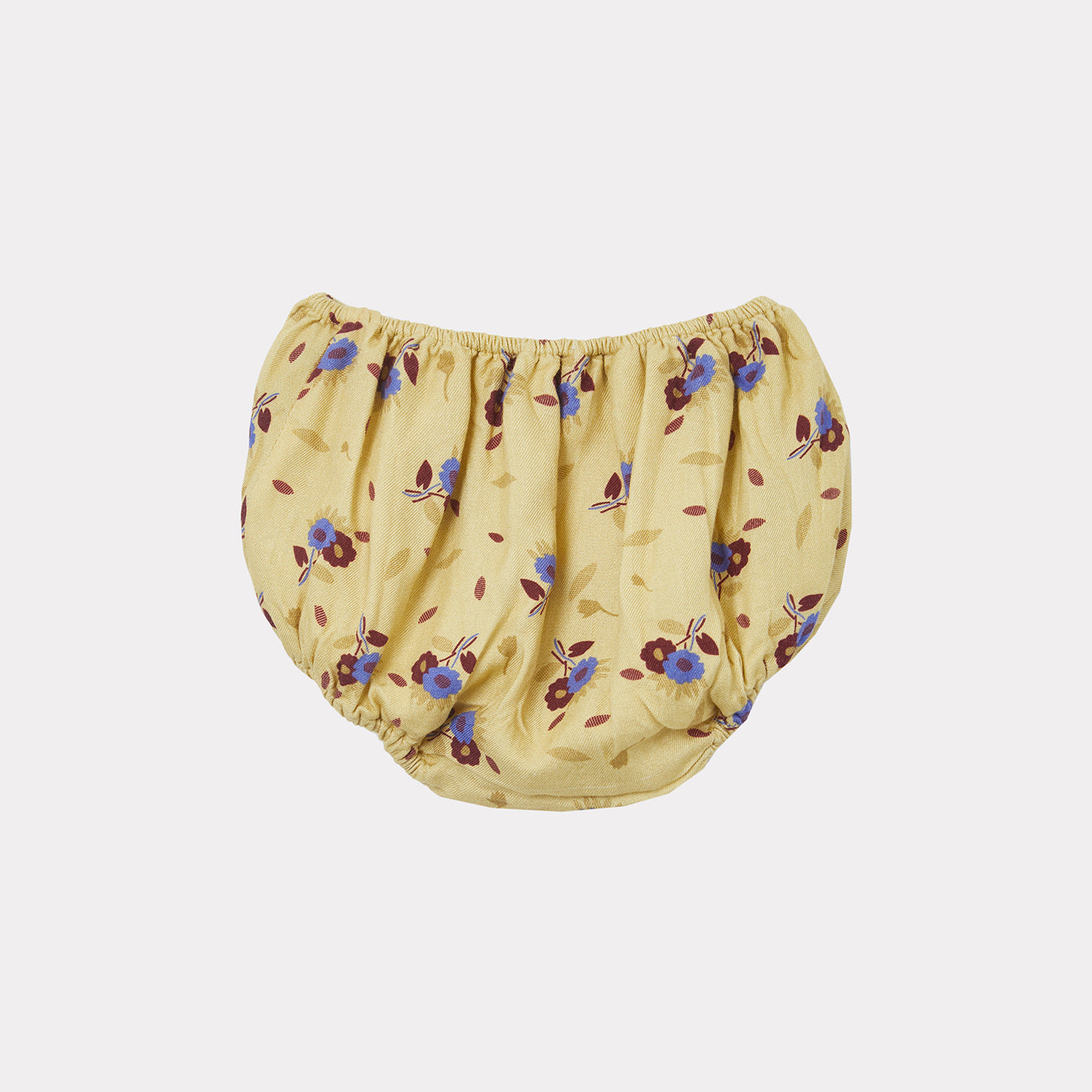 Baby Girls Yellow Printed Bloomers