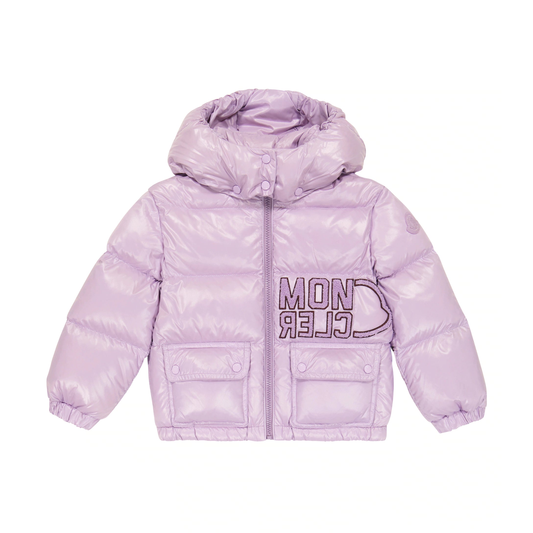 Girls Light Purple "ABBAYE" Padded Down Jacket