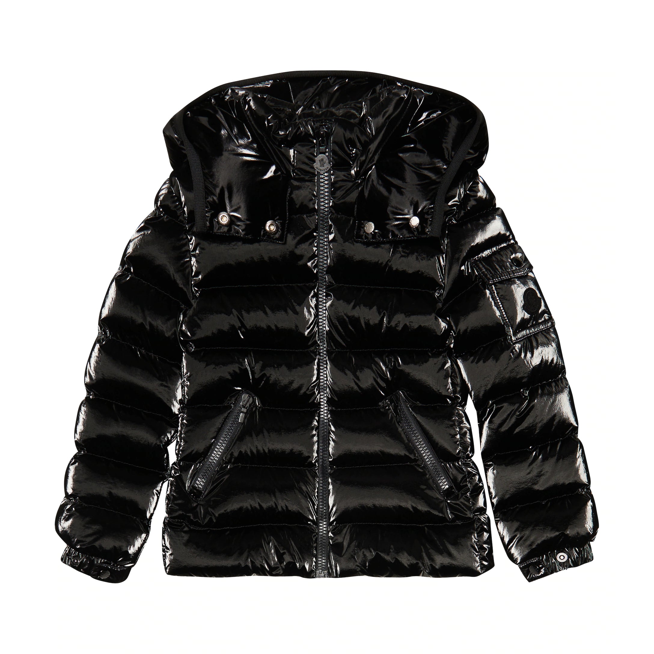 Girls Black "BADY" Padded Down Jacket
