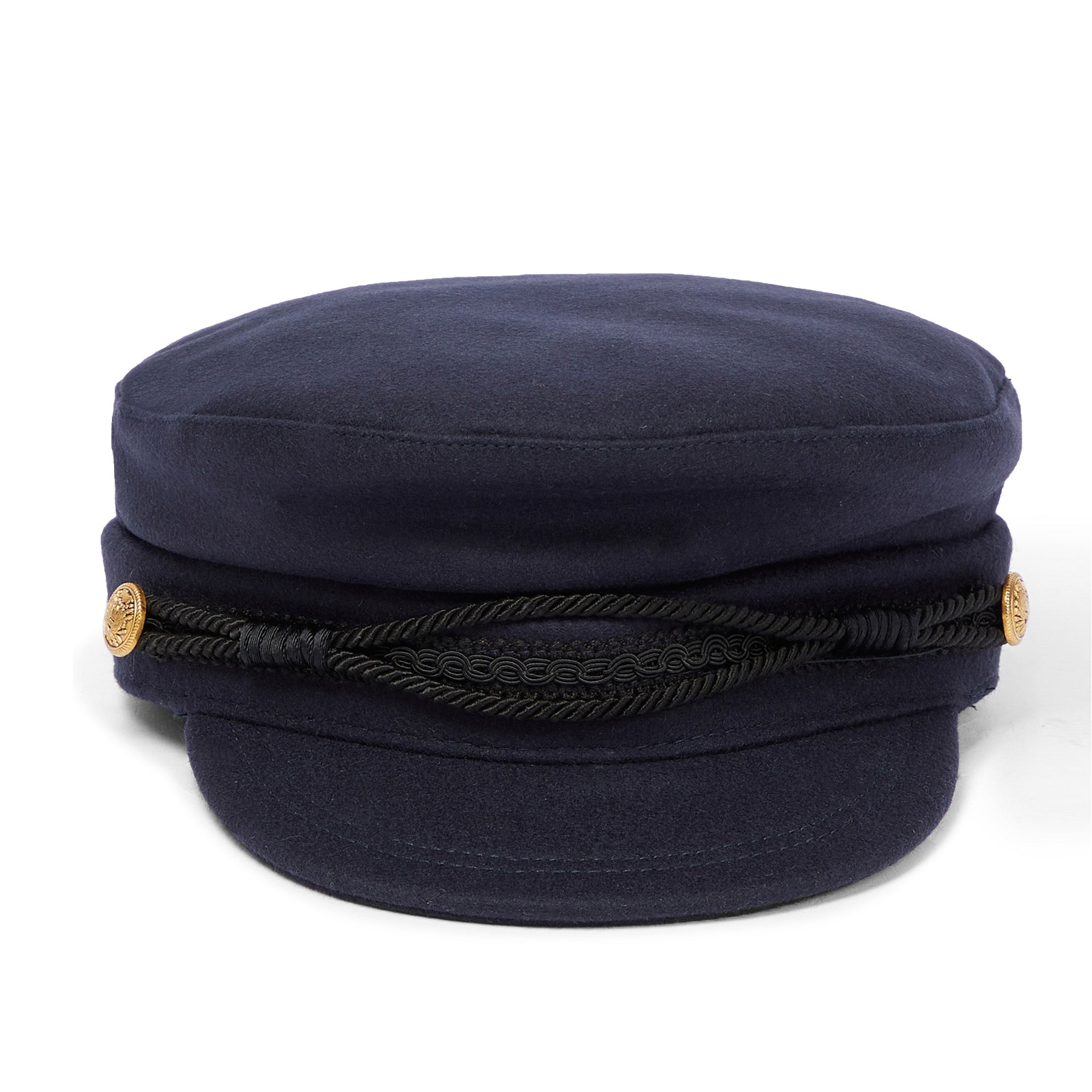Girls Navy Wool Hat