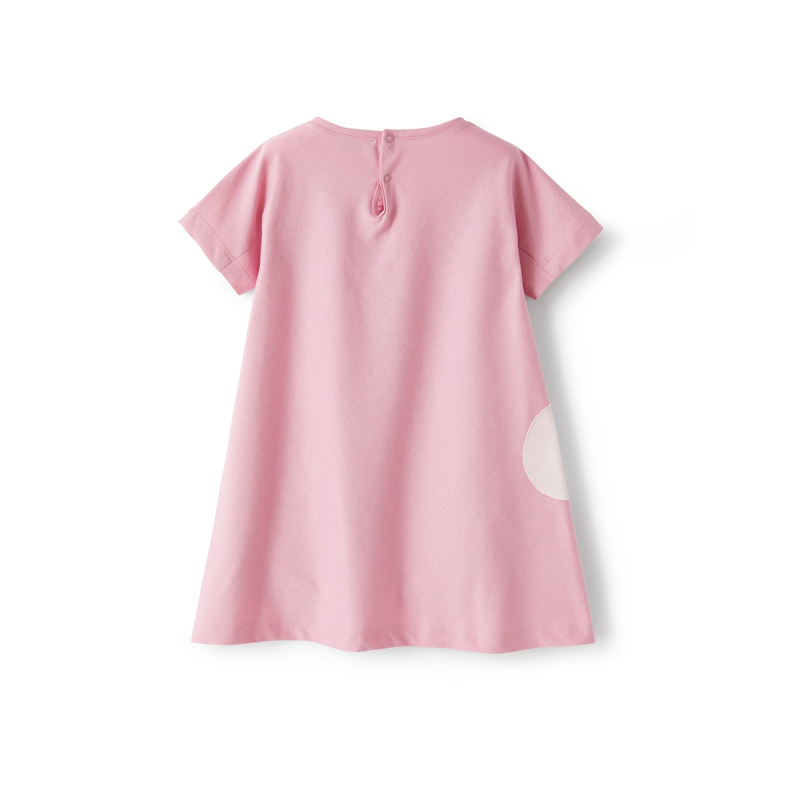 Girls Pink Cotton Dress