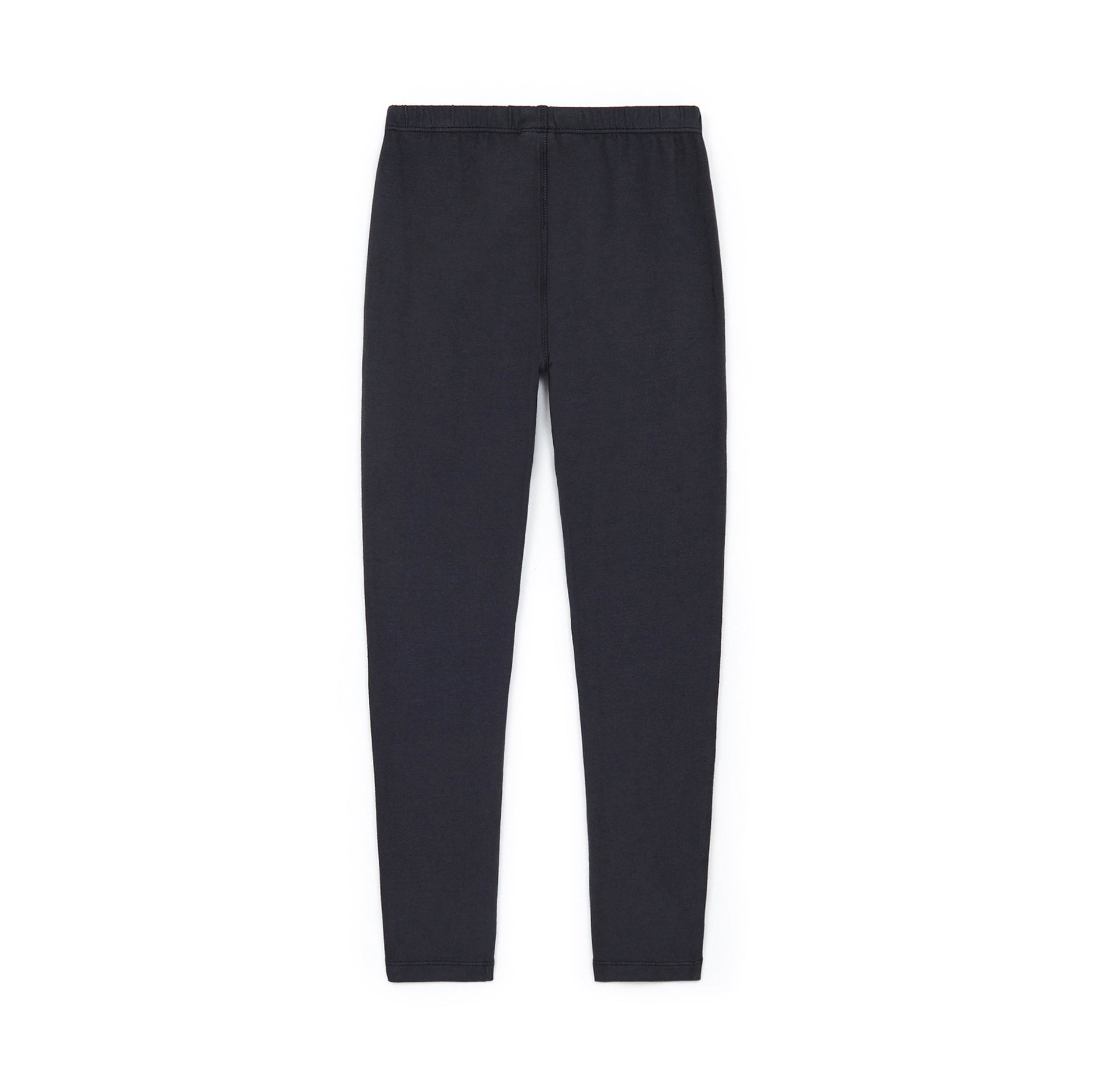 Girls Dark Grey Cotton Leggings