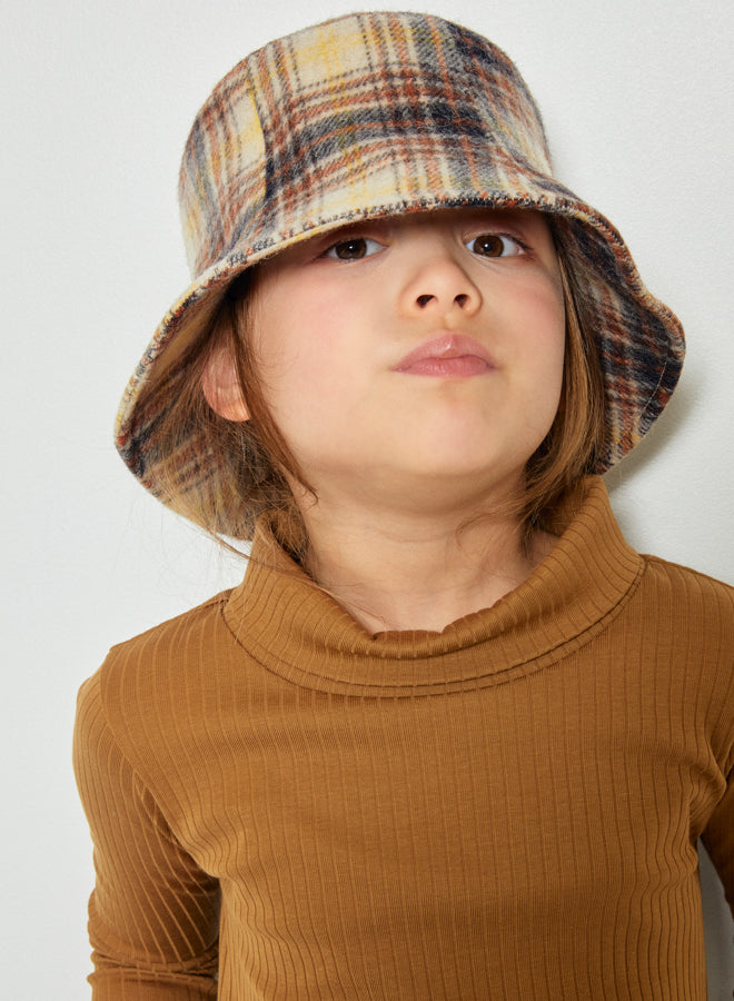 Boys & Girls Brown Cotton T-Shirt