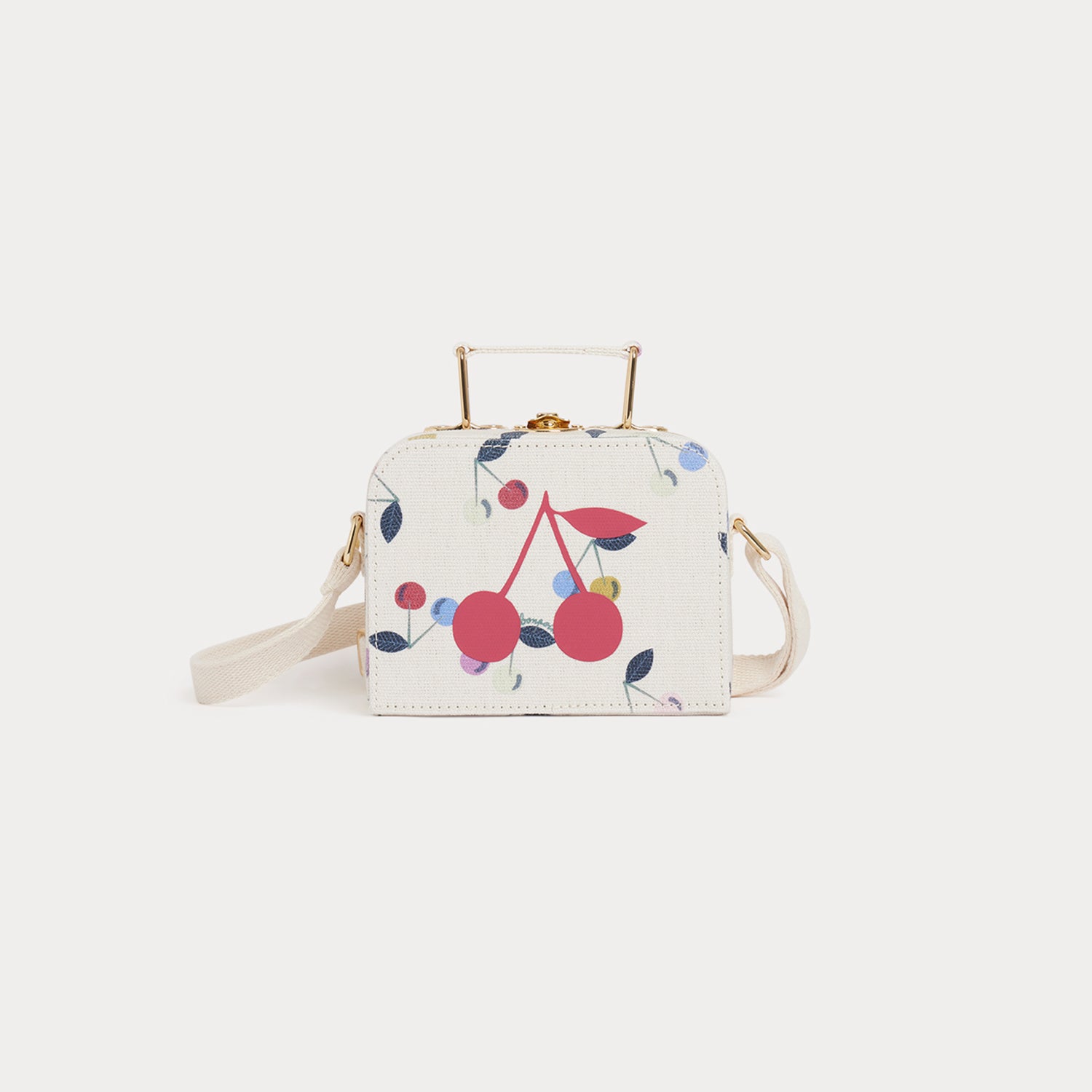 Girls White Logo Handbag