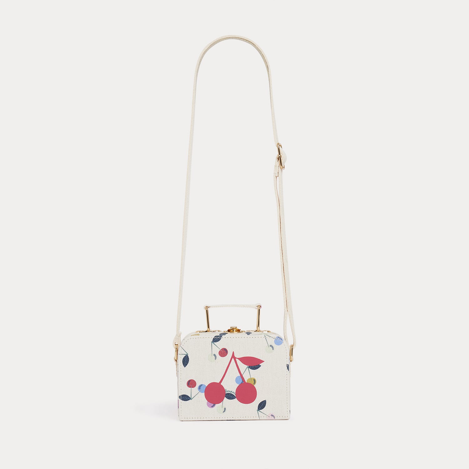 Girls White Logo Handbag