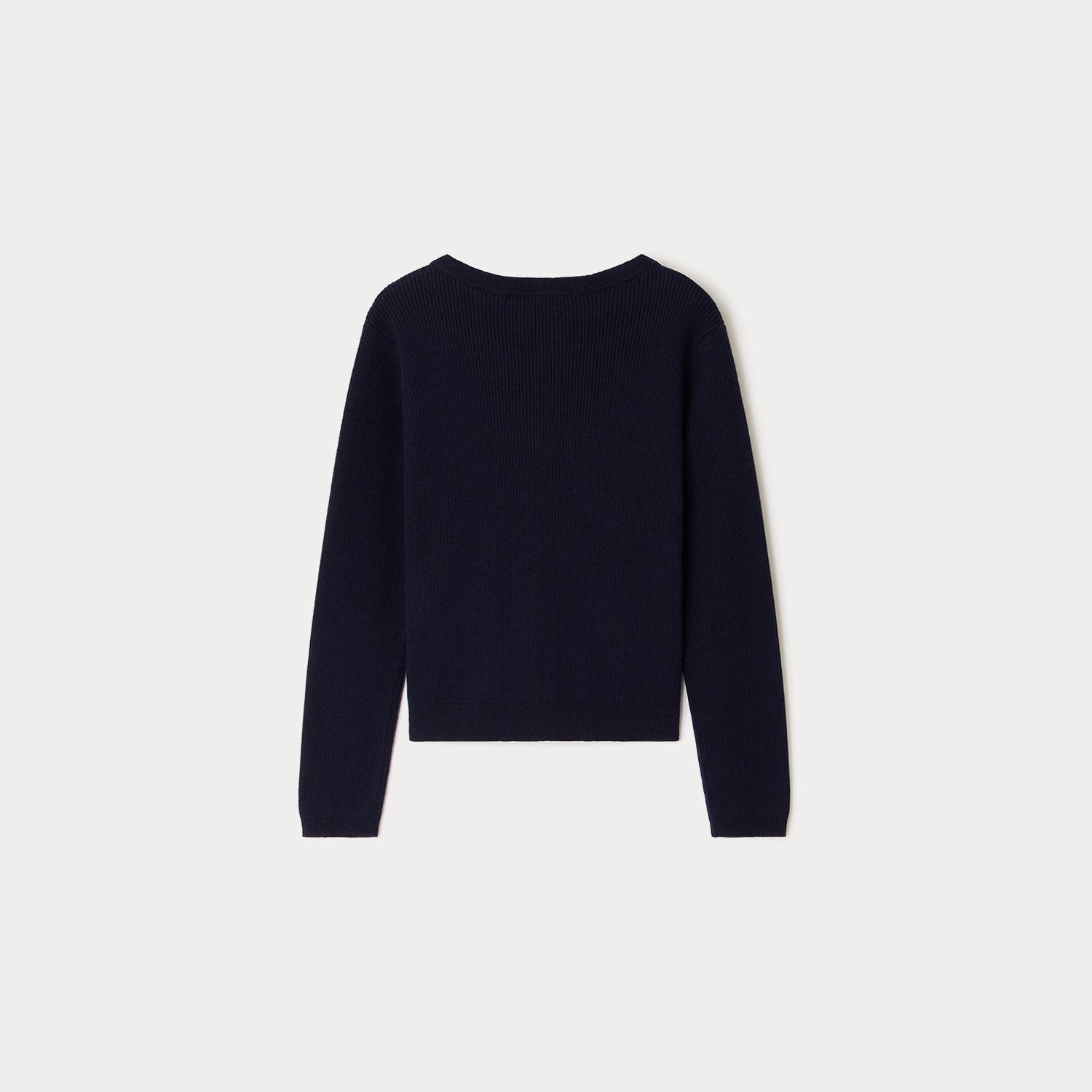 Girls Navy Cotton Cardigan