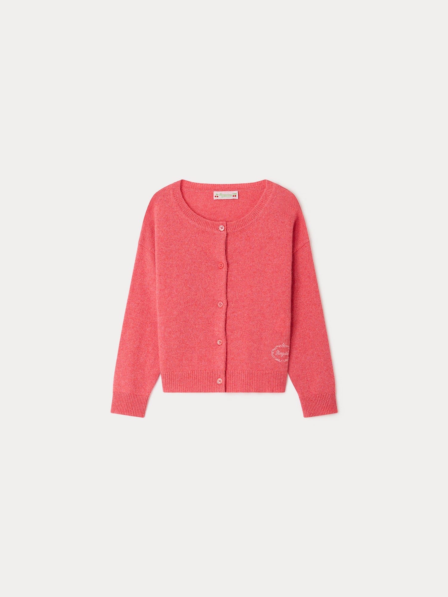 Girls Watermelon Red Cardigan
