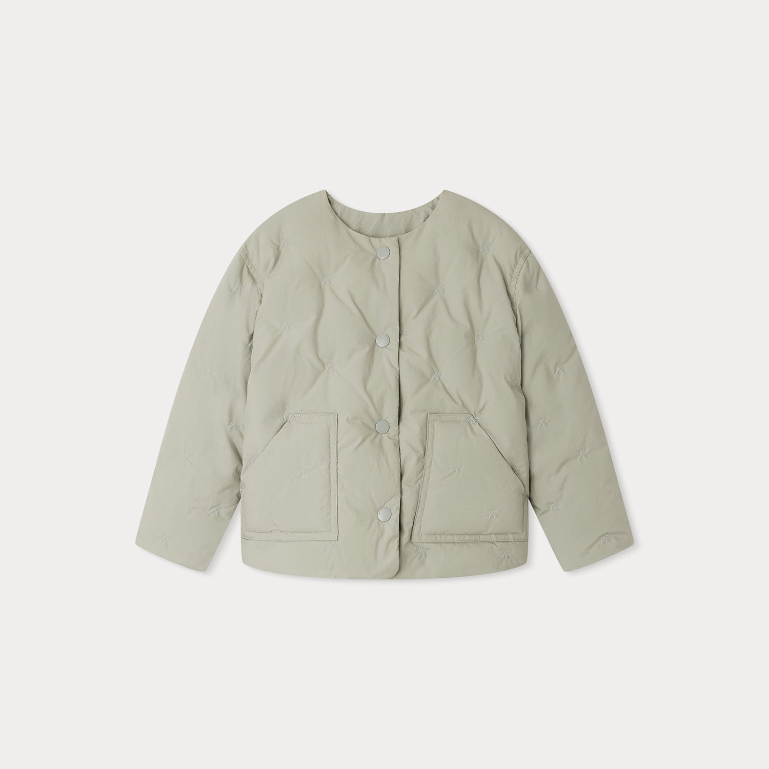 Girls Green Grey Jacket