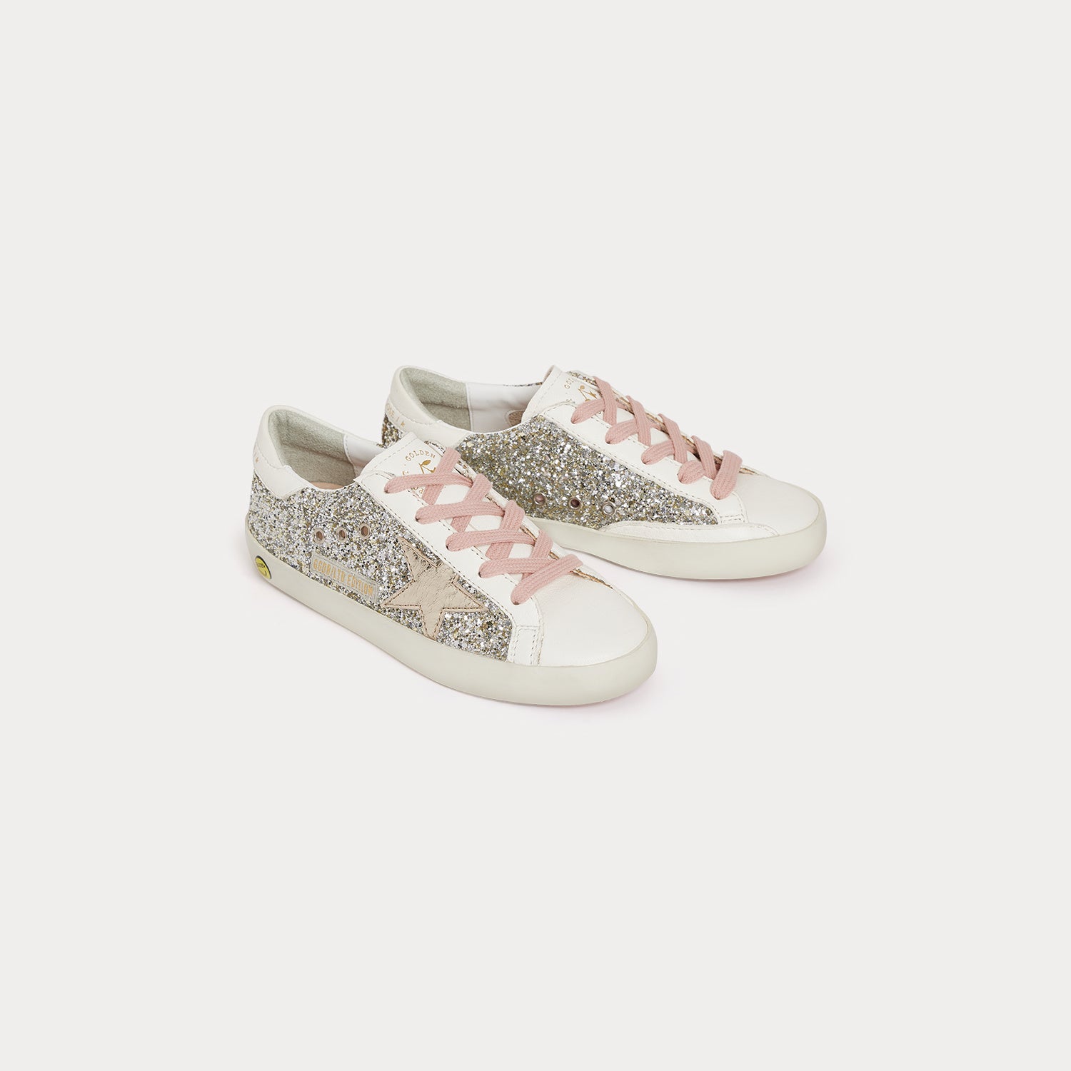 Girls Pink Glitter Shoes
