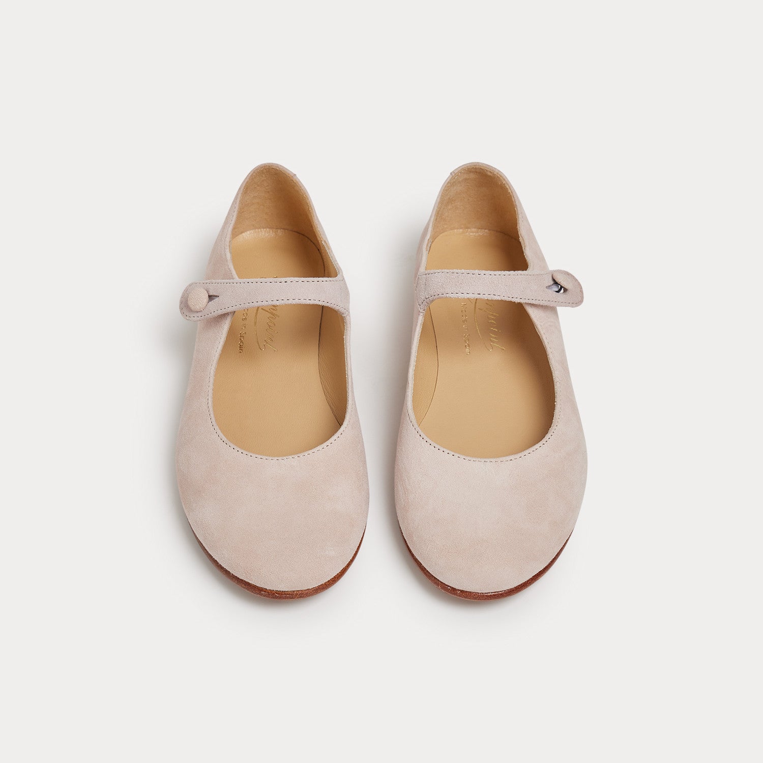 Girls Light Pink Flat Shoes