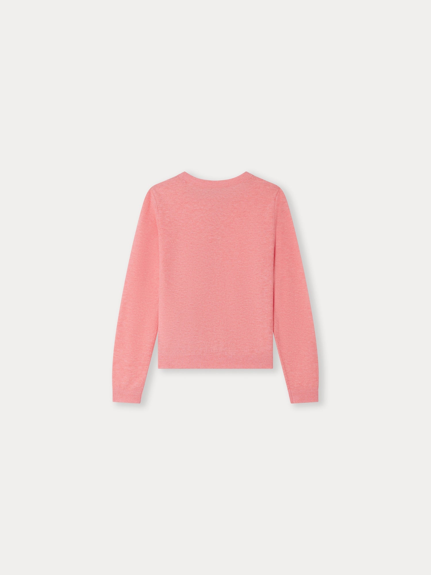 Girls Pink Cotton Cardigan