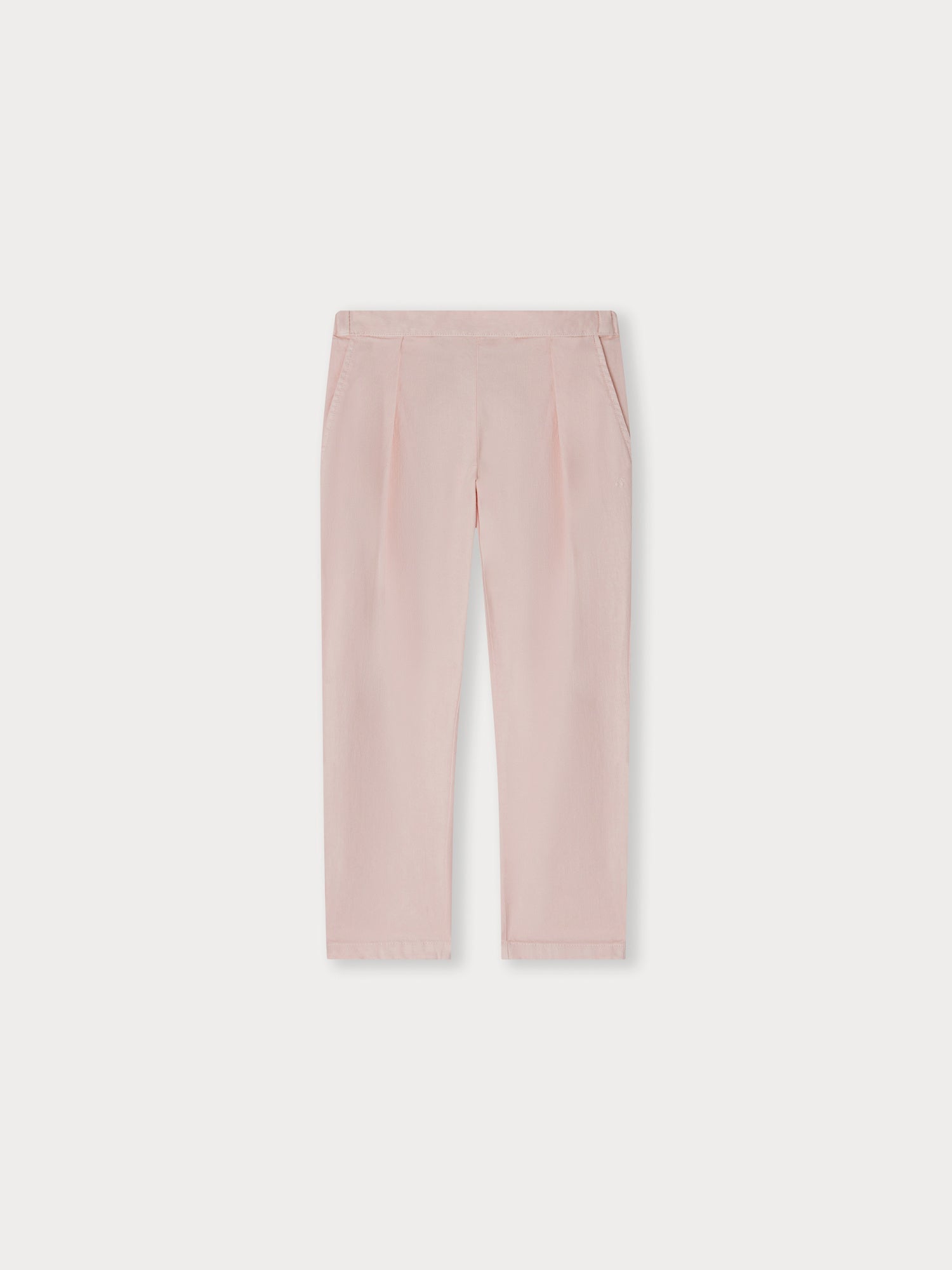 Girls Pink Cotton Trousers
