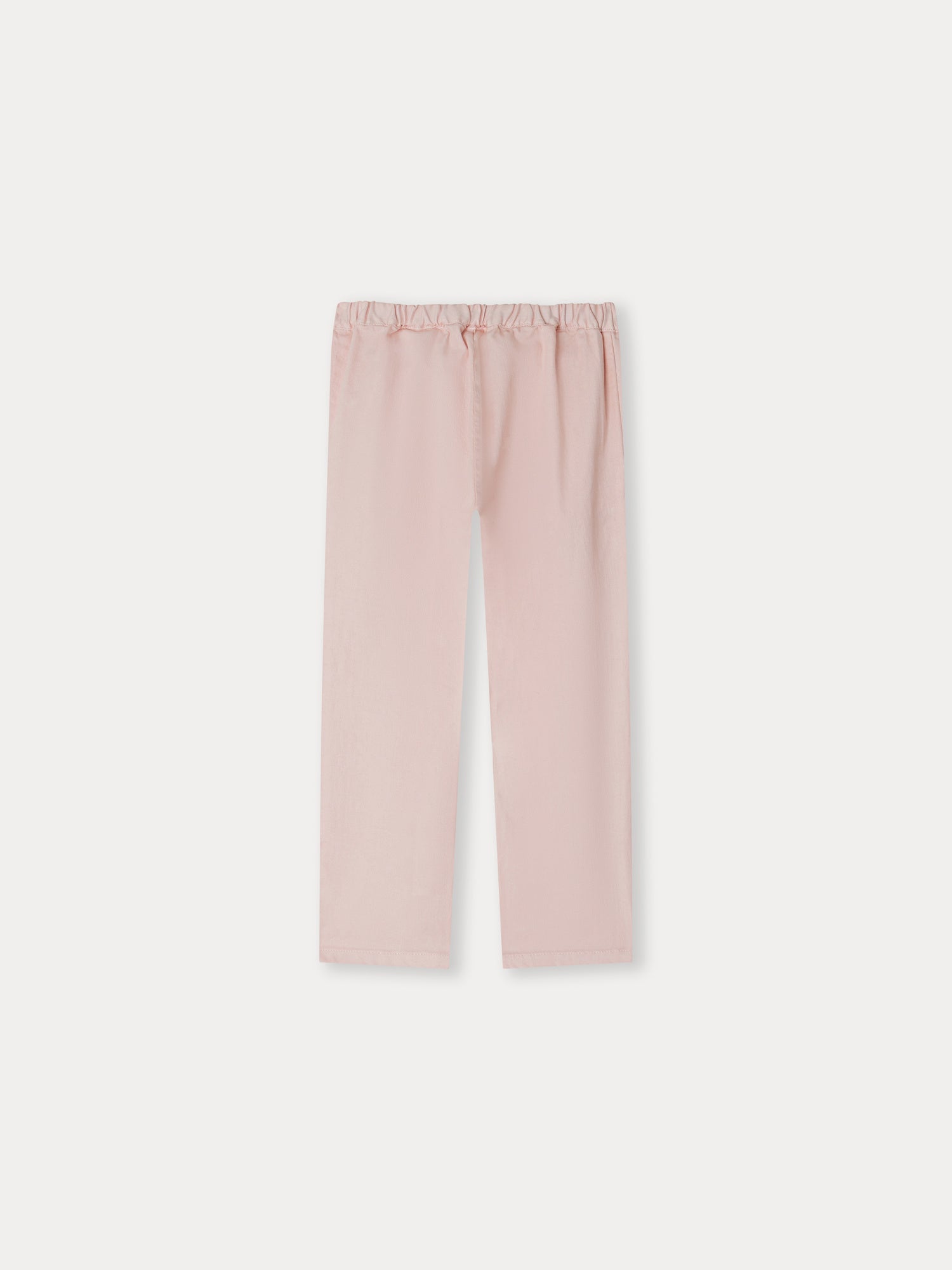 Girls Pink Cotton Trousers