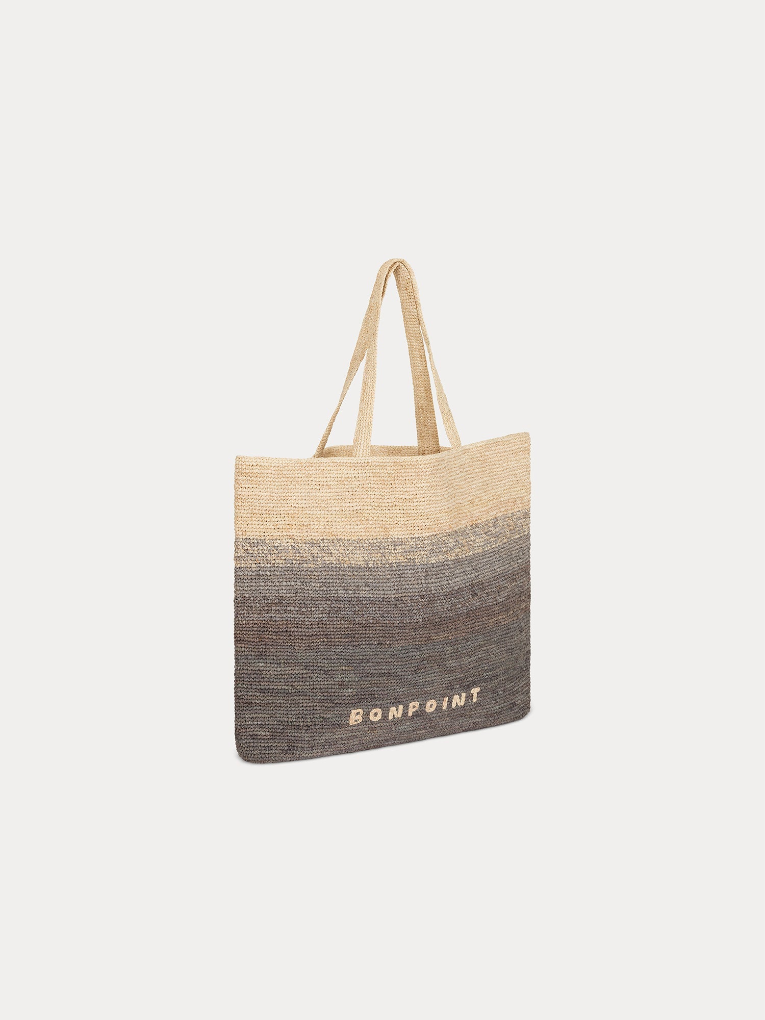 Girls Beige Raphia Handbag(51x40cm)