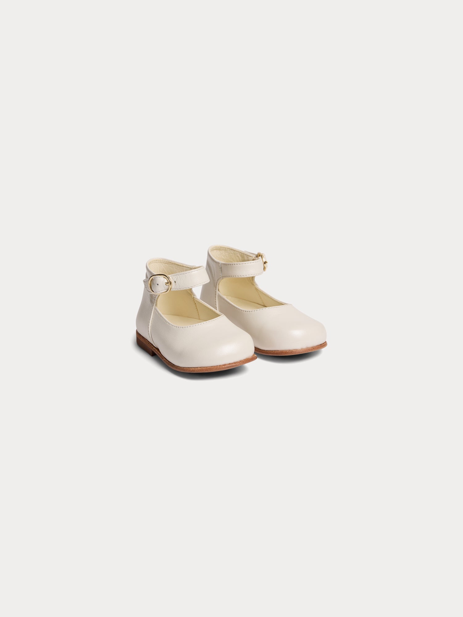 Baby Girls White Flat Shoes